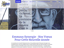 Tablet Screenshot of emmaus-synergie.com